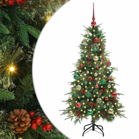 vidaXL Kunstmatige Inklapbare Kerstboom Groen 150 cm PE en PVC afbeelding2 - 1