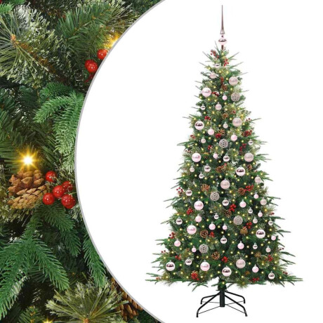vidaXL Kunstmatige Inklapbare Kerstboom Groen 180 cm PE en PVC afbeelding2 - 1