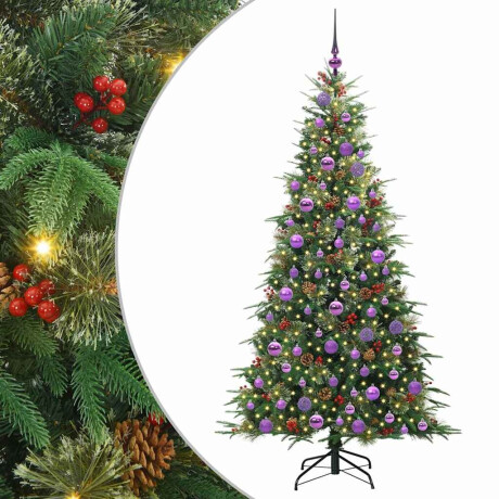 vidaXL Kunstmatige Inklapbare Kerstboom Groen 180 cm PE en PVC afbeelding2 - 1