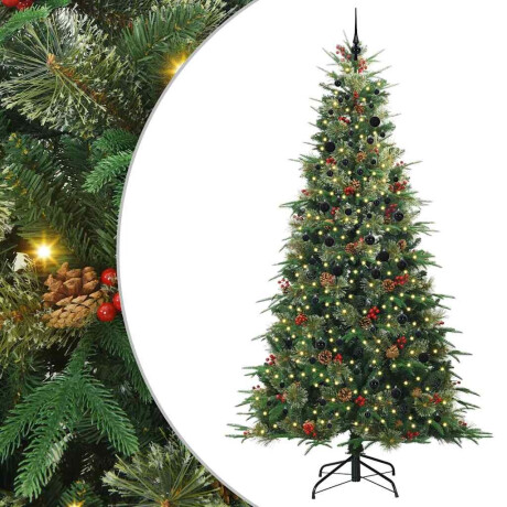 vidaXL Kunstmatige Inklapbare Kerstboom Groen 240 cm PE en PVC afbeelding2 - 1