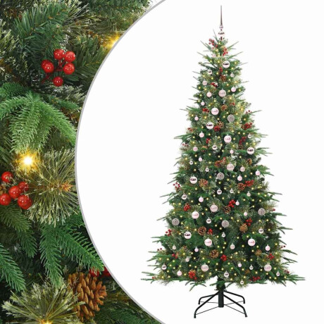 vidaXL Kunstmatige Inklapbare Kerstboom Groen 240 cm PE en PVC afbeelding2 - 1
