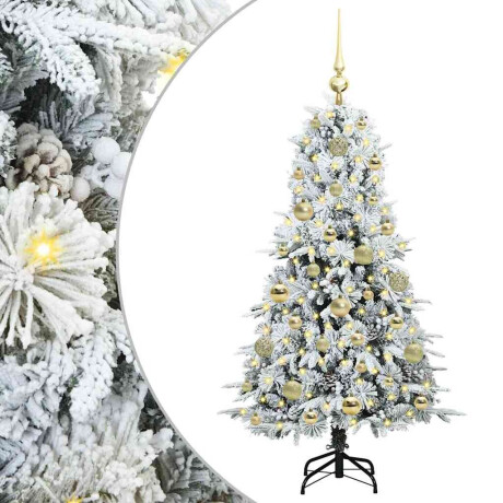 vidaXL Kunstmatige Inklapbare Kerstboom Groen 120 cm PE en PVC afbeelding2 - 1