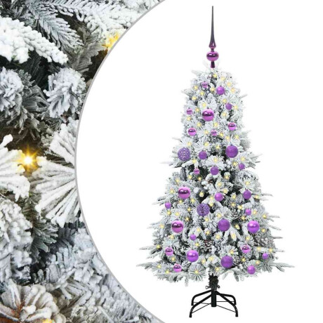 vidaXL Kunstmatige Inklapbare Kerstboom Groen 120 cm PE en PVC afbeelding2 - 1
