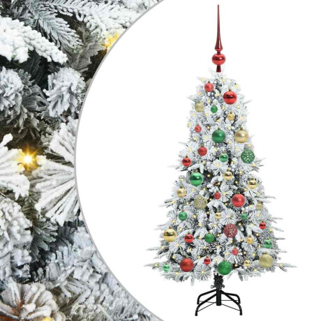 vidaXL Kunstmatige Inklapbare Kerstboom Groen 120 cm PE en PVC afbeelding2 - 1