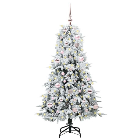 vidaXL Kunstmatige Inklapbare Kerstboom Groen 150 cm PE en PVC afbeelding2 - 1