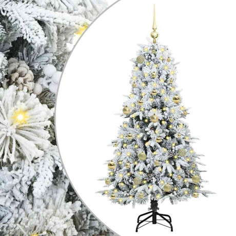 vidaXL Kunstmatige Inklapbare Kerstboom Groen 150 cm PE en PVC afbeelding2 - 1