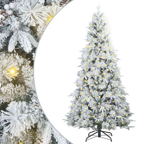 vidaXL Kunstmatige Inklapbare Kerstboom Groen 210 cm PE en PVC afbeelding2 - 1