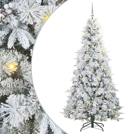 vidaXL Kunstmatige Inklapbare Kerstboom Groen 210 cm PE en PVC afbeelding2 - 1