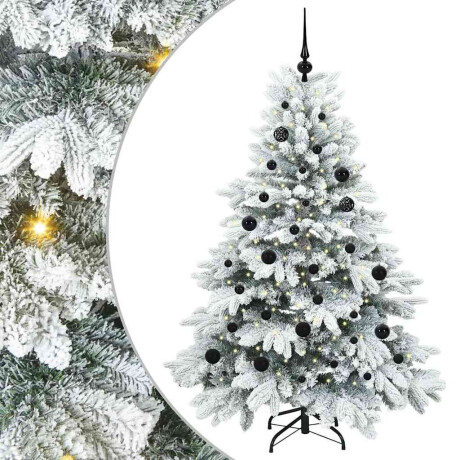 vidaXL Kunstkerstboom met 150 LED met standaard Groen 150 cm PE en PVC afbeelding2 - 1