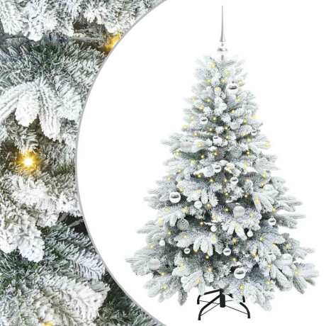 vidaXL Kunstkerstboom met 150 LED met standaard Groen 150 cm PE en PVC afbeelding2 - 1