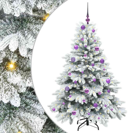 vidaXL Kunstkerstboom met 150 LED met standaard Groen 150 cm PE en PVC afbeelding2 - 1