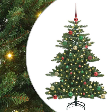 vidaXL Kunstmatige Inklapbare Kerstboom with LEDs 150cm PVC afbeelding2 - 1