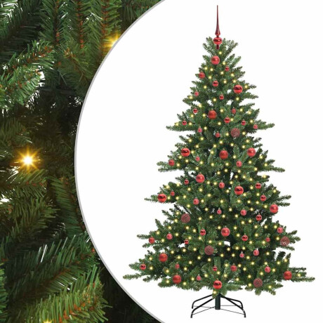 vidaXL Kunstmatige Inklapbare Kerstboom with LEDs 180cm PVC afbeelding2 - 1
