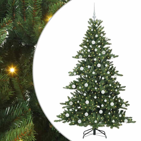 vidaXL Kunstmatige Inklapbare Kerstboom with LEDs 180cm PVC afbeelding2 - 1