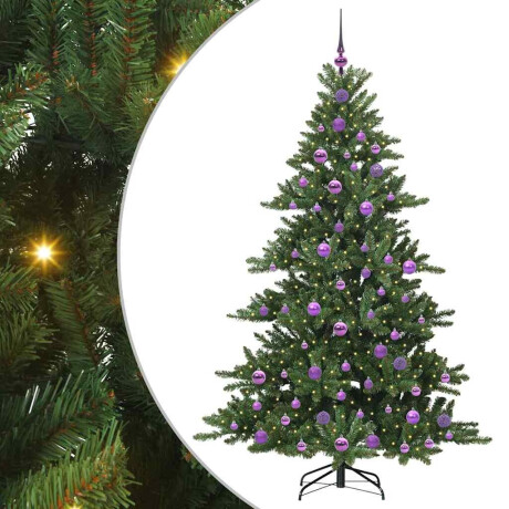 vidaXL Kunstmatige Inklapbare Kerstboom with LEDs 180cm PVC afbeelding2 - 1