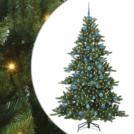 vidaXL Kunstmatige Inklapbare Kerstboom with LEDs 180cm PVC afbeelding2 - 1