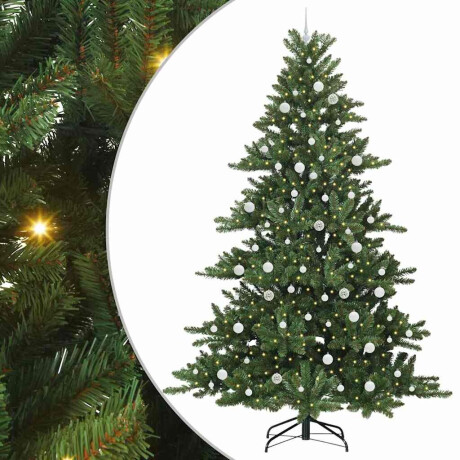 vidaXL Kunstmatige Inklapbare Kerstboom with LEDs 240cm PVC afbeelding2 - 1