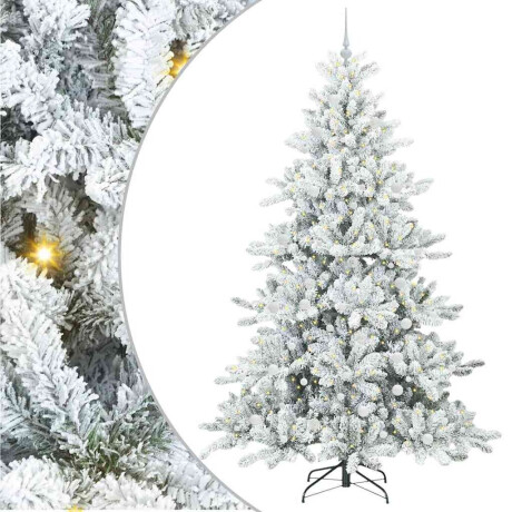 vidaXL Kunstmatige Inklapbare Kerstboom with LEDs 240cm PVC afbeelding2 - 1