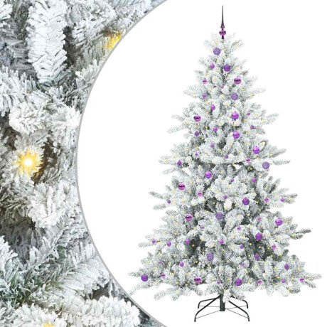 vidaXL Kunstmatige Inklapbare Kerstboom with LEDs 240cm PVC afbeelding2 - 1