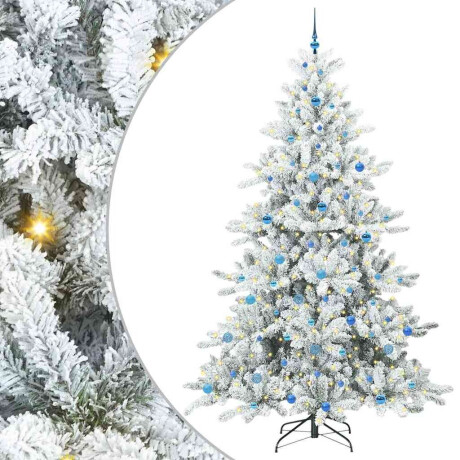 vidaXL Kunstmatige Inklapbare Kerstboom with LEDs 240cm PVC afbeelding2 - 1
