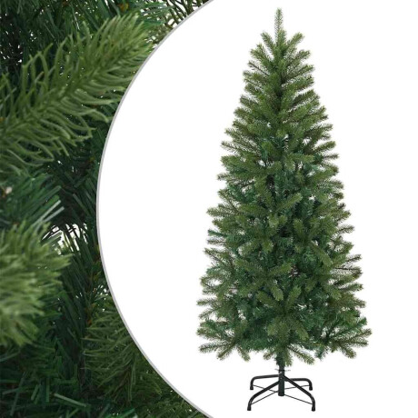 vidaXL Kunstkerstboom met standaard Groen 120 cm PVC, PE en staal afbeelding2 - 1