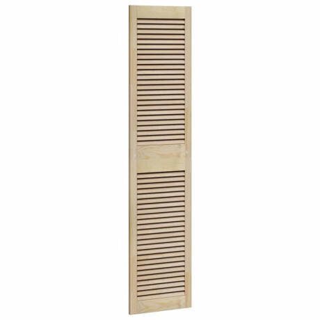 vidaXL Kastdeur Anders Bruin 170 x 39.5 x 2.1 cm Massief grenenhout afbeelding2 - 1