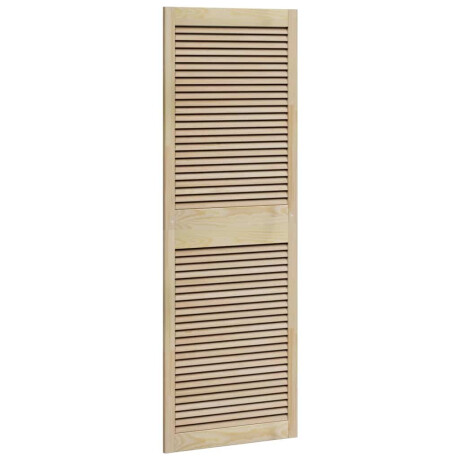 vidaXL Kastdeur Anders Bruin 170 x 59.5 x 2.1 cm Massief grenenhout afbeelding2 - 1