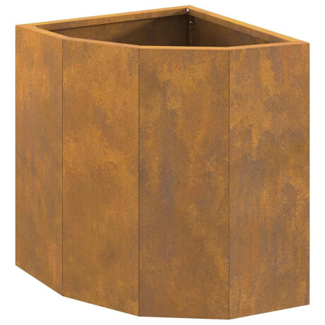 vidaXL Hoek Plantbak Roestig 30 x 30 x 35 cm Cortenstaal afbeelding2 - 1
