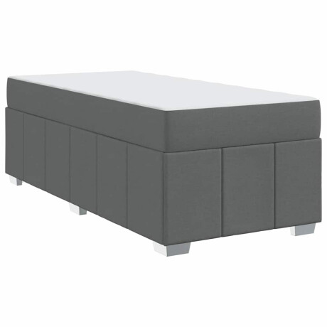 vidaXL Bedframe Donkergrijs 80 x 200 cm Stof afbeelding2 - 1