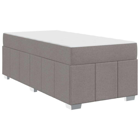 vidaXL Bedframe Taupe 80 x 200 cm Stof afbeelding2 - 1