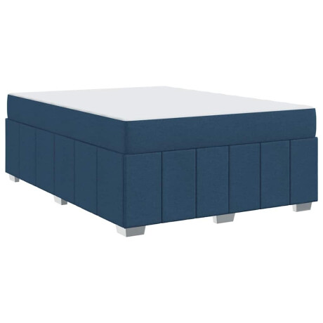 vidaXL Bedframe Blauw 140 x 200 cm Stof afbeelding2 - 1