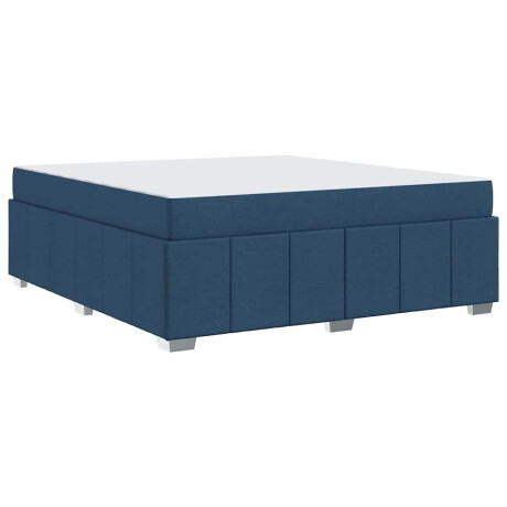 vidaXL Bedframe Blauw 180 x 200 cm Stof afbeelding2 - 1