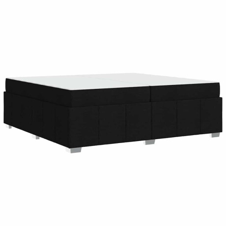 vidaXL Bedframe Zwart 200 x 200 cm Stof afbeelding2 - 1