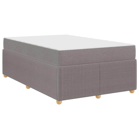 vidaXL Bedframe Anders Taupe 120 x 200 cm Stof afbeelding2 - 1