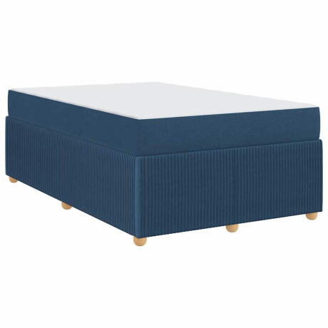 vidaXL Bedframe Anders Blauw 120 x 200 cm Stof afbeelding2 - 1