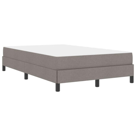 vidaXL Boxspringbed met matras Taupe 120 x 190 cm Stof afbeelding2 - 1