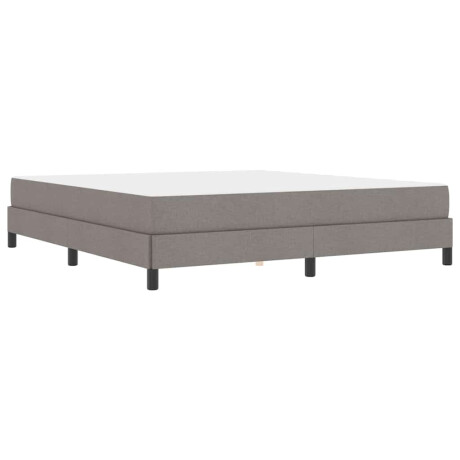 vidaXL Boxspringbed met matras Taupe 180 x 200 cm Stof afbeelding2 - 1