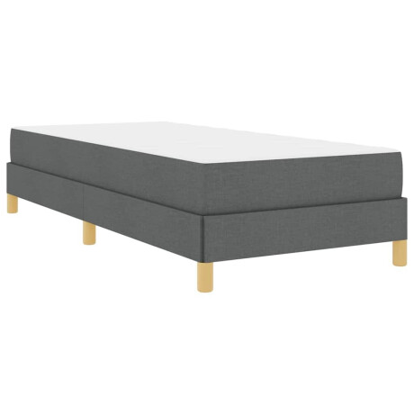 vidaXL Boxspring bed Taupe, Bruin 80 x 200 cm Stof, Engineered Hout afbeelding2 - 1