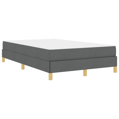 vidaXL Boxspring bed Taupe, Bruin 120 x 200 cm Stof, Engineered Hout afbeelding2 - 1