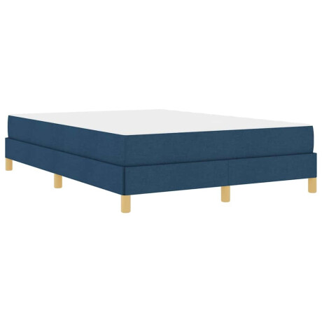 vidaXL Boxspring bed Taupe, Bruin 140 x 190 cm Stof, Engineered Hout afbeelding2 - 1