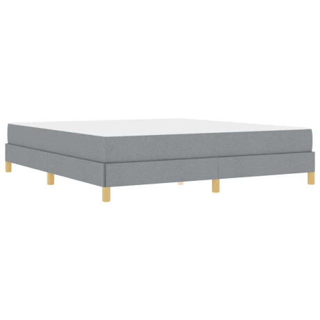 vidaXL Boxspring bed Taupe, Bruin 180 x 200 cm Stof, Engineered Hout afbeelding2 - 1