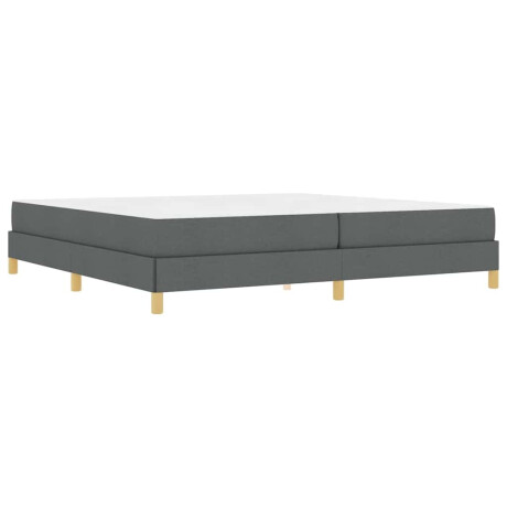 vidaXL Boxspring bed Taupe, Bruin 200 x 200 cm Stof, Engineered Hout afbeelding2 - 1