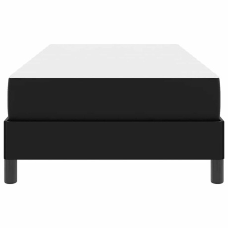 vidaXL Bedframe met matras Zwart 90 x 200 cm Stof afbeelding2 - 1
