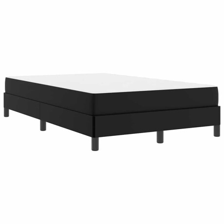 vidaXL Bedframe met matras Zwart 120 x 200 cm Stof afbeelding2 - 1