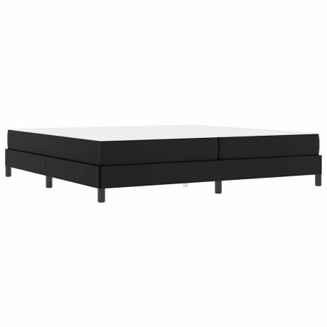 vidaXL Bed Anders Zwart 200 x 200 cm Kunstleer afbeelding2 - 1