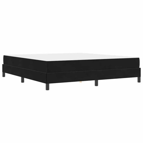 vidaXL Boxspringbed met matras Zwart 180 x 200 cm Stof afbeelding2 - 1