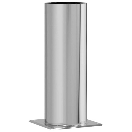 vidaXL Schouwkop Verlenging Zilver 29 x 29 x 50 cm Roestvrij staal afbeelding2 - 1