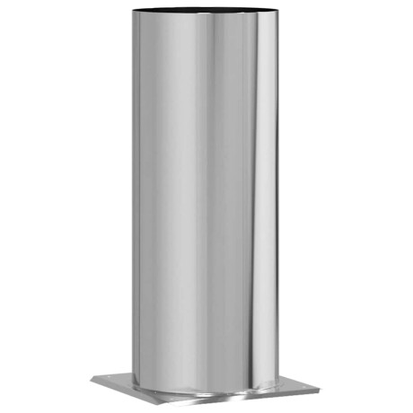 vidaXL Schouwkop Verlenging Zilver 31 x 31 x 50 cm Roestvrij staal afbeelding2 - 1