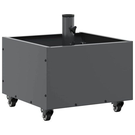 vidaXL Parasolbasis met plantenbak Antraciet 45 x 45 x 45 cm Staal afbeelding2 - 1