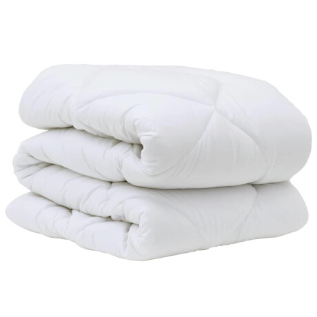 vidaXL Winter Dekbedovertrek Set 2 pcs Wit 135 x 220 cm Microvezel afbeelding2 - 1